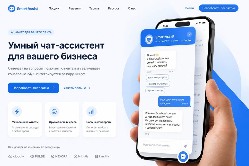 AI-помощник на сайте: чат-окно и взаимодействие пользователя