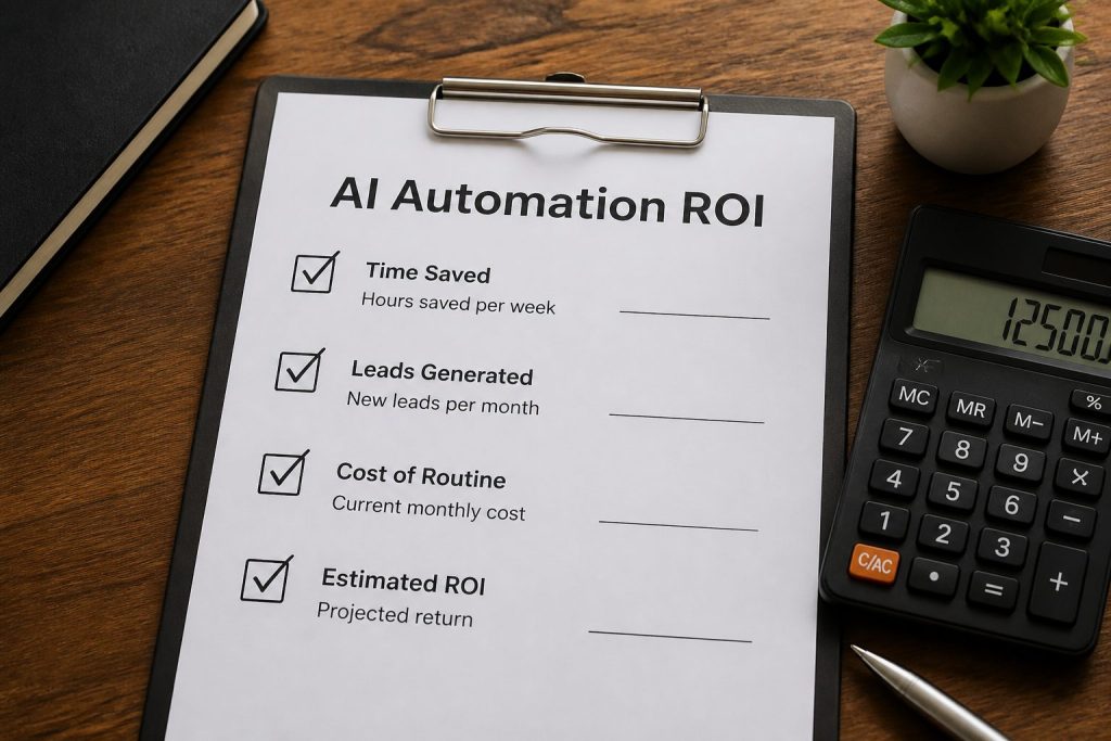 Чек-лист расчёта ROI автоматизации: оценка эффекта AI-автоматизации