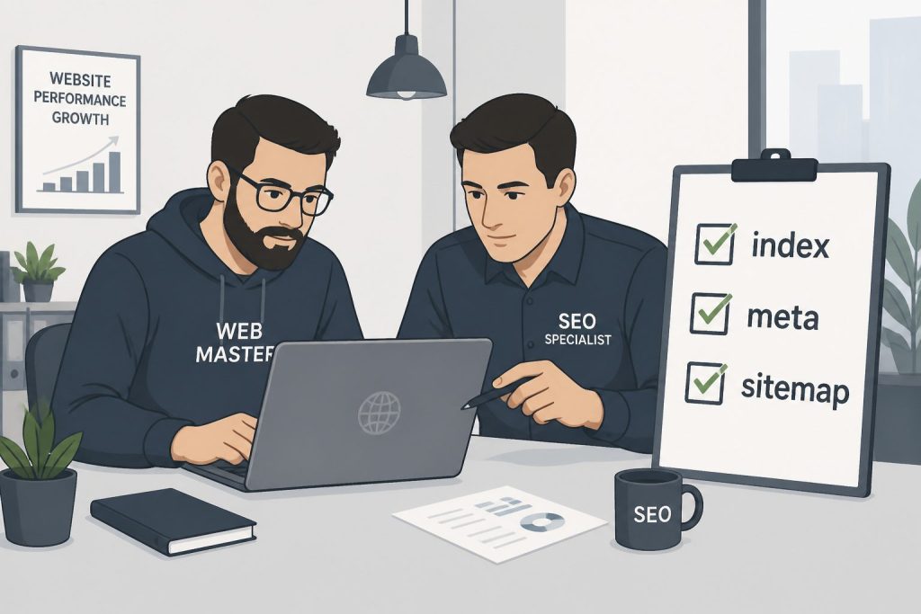 Чек‑лист проверки страницы: индексация, meta, sitemap