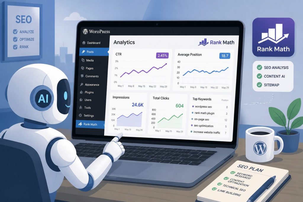 AI анализирует SEO‑данные и формирует гипотезу для SEO