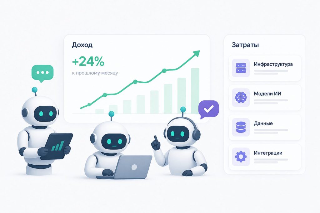 агенты: роботы и график доходов