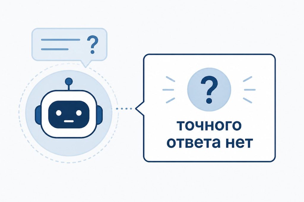 Чат-ассистент и сообщение без точного ответа