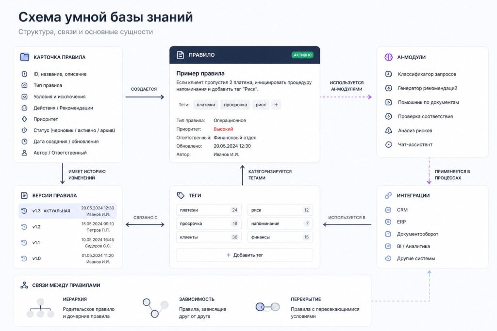 Умная база знаний для AI-сотрудников